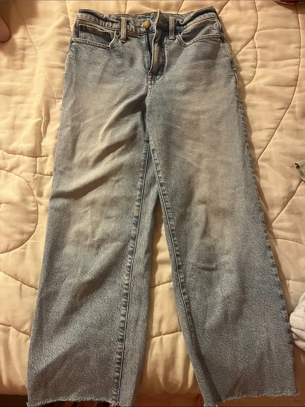 J. Crew Straight-Leg Light Blue Jeans